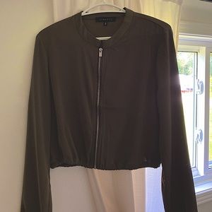 Dynamite green bomber jacket